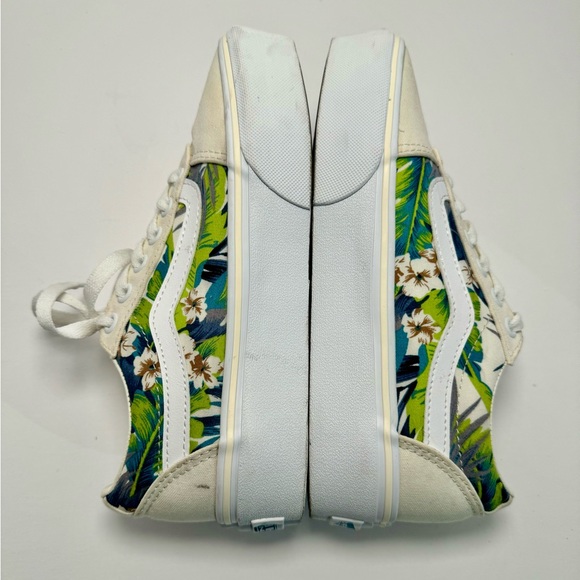 Vans Ward Platform Low Top Floral Old Skool Lace Up Vans, Women’s - Picture 3 of 11